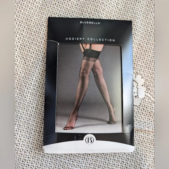 Bluebella Lux Black Italian Hosiery Collection Tights - Picture 1 of 2